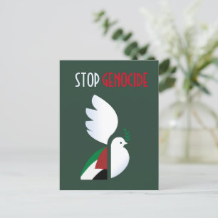 Stoppa folkmord - Gratis vykort för Palestina Mä