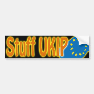 "Stoppa folkomröstningen för den Ukip" UKS Bildekal