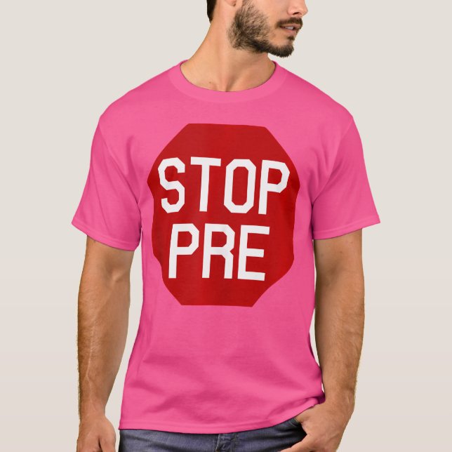 Stoppa Förkörning T Shirt (Framsida)