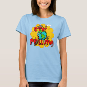 Stoppa förorening tee shirt