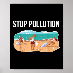 Stoppa föroreningen av plastiskt skydd av havsmilj poster
