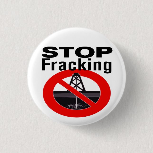 Stoppa Fracking i dag! Knapp (Framsida)
