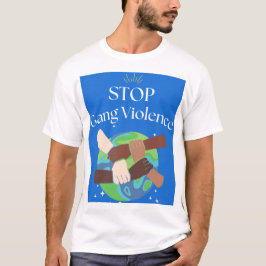 Stoppa Gang Violence Händer som kom in T Shirt