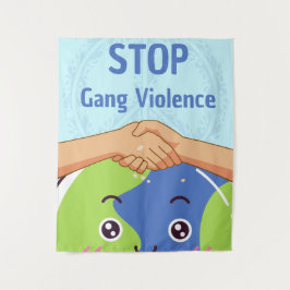 Stoppa Gang Violence Handskakning för fred