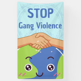 Stoppa Gang Violence Handskakning för fred