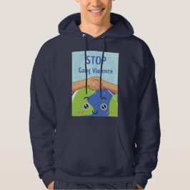 Stoppa Gang Violence Handskakning för fred Hoodie