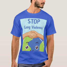 Stoppa Gang Violence Handskakning för fred T Shirt