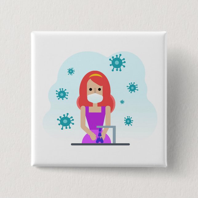 Stoppa Germs Knapp (Framsida)