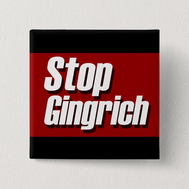 Stoppa Gingrich som politisk kampanj klämmer fast Knapp (Framsida)