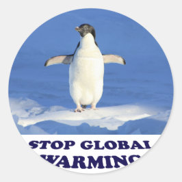 Stoppa global uppvärmning, multiplicera siroki.png runt klistermärke