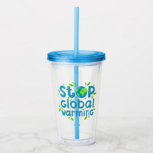 Stoppa global uppvärmning take away mugg
