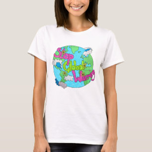Stoppa global värme - den texturerade skjortan t shirt