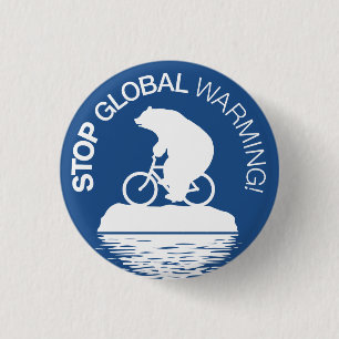 Stoppa global värme knäppas: Polar björncykel Knapp