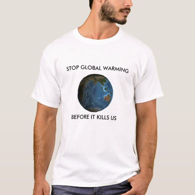 Stoppa global värme tee (Framsida)