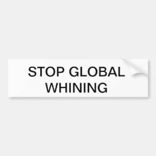 STOPPA GLOBALT GNÄLL BILDEKAL