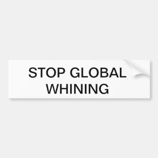 STOPPA GLOBALT GNÄLL BILDEKAL