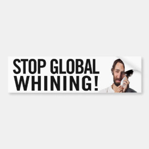 Stoppa globalt gnälla! bildekal