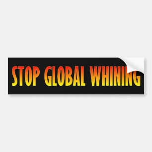 Stoppa globalt gnälla bildekal