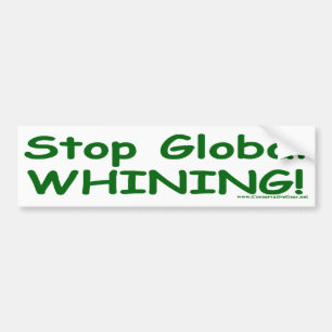 Stoppa globalt gnälla bildekal