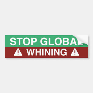 Stoppa globalt gnälla bildekal