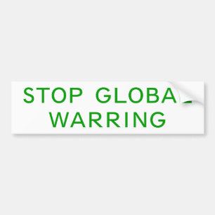 Stoppa globalt kriga bildekal