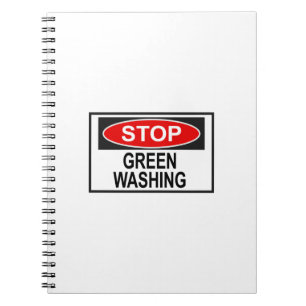 Stoppa Greenwash-tecken (1) Anteckningsbok