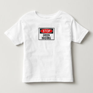 Stoppa Greenwash-tecken (1) T Shirt