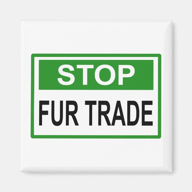Stoppa grönten för handelssignatur för Päls Magnet (Framsidan)