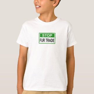 Stoppa grönten för handelssignatur för Päls T Shirt