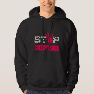 Stoppa gröntvätt hoodie
