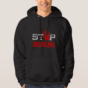 Stoppa gröntvätt hoodie