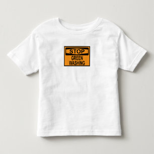 Stoppa gröntvättssignatur t shirt