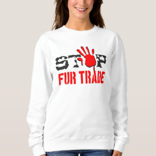 Stoppa handeln med Päls T Shirt