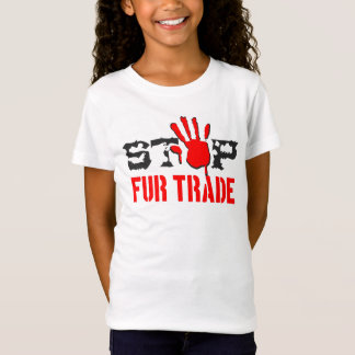 Stoppa handeln med Päls T Shirt