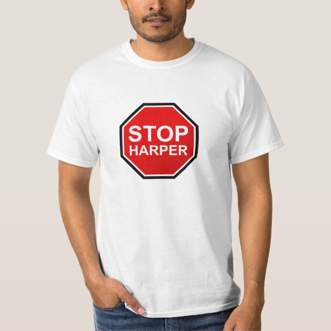 Stoppa Harperskjortan T-shirt (Framsida)