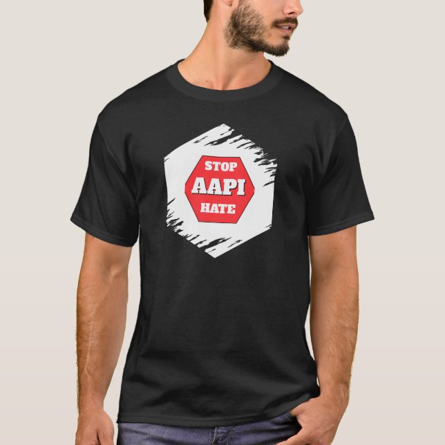 Stoppa hat mot AAPI  T Shirt (Framsida)