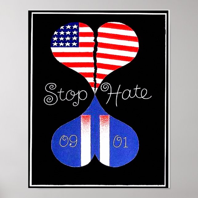 Stoppa Hate Poster (Framsidan)