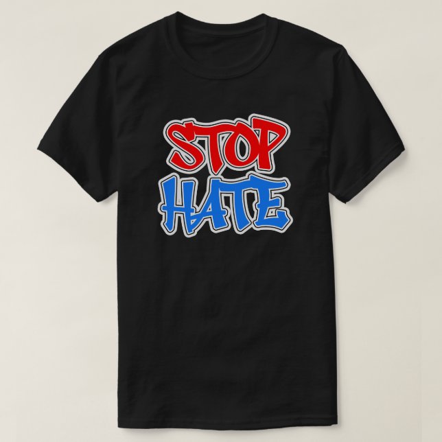 Stoppa Hate T Shirt (Design framsida)