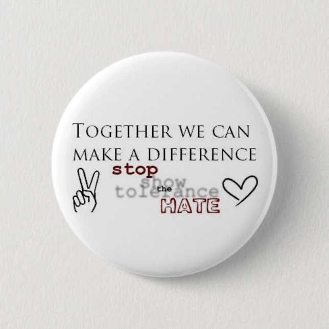 Stoppa hatet knapp (Framsida)