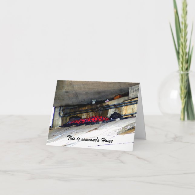 Stoppa hemlöshet nu kort (Framsida)