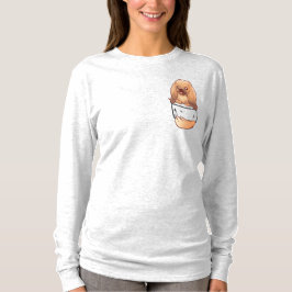 Stoppa i fickan den gulliga Pekingese valphunden T Shirt