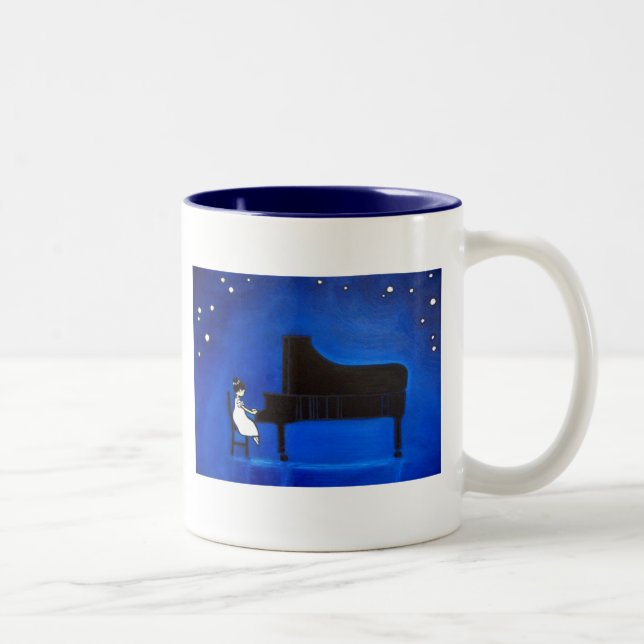 Stoppa i fickan fullt av kärlek - ögonblicksmuggen Två-Tonad mugg (Höger)