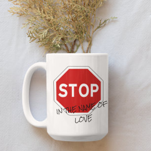 Stoppa i kärlekens namn Anpassningsbar kaffemugg