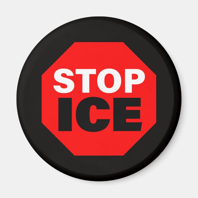 Stoppa ICE Magnet (Framsidan)
