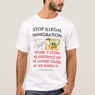 STOPPA ILLEGAL INVANDRING T SHIRT