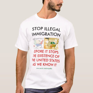 STOPPA ILLEGAL INVANDRING T SHIRT