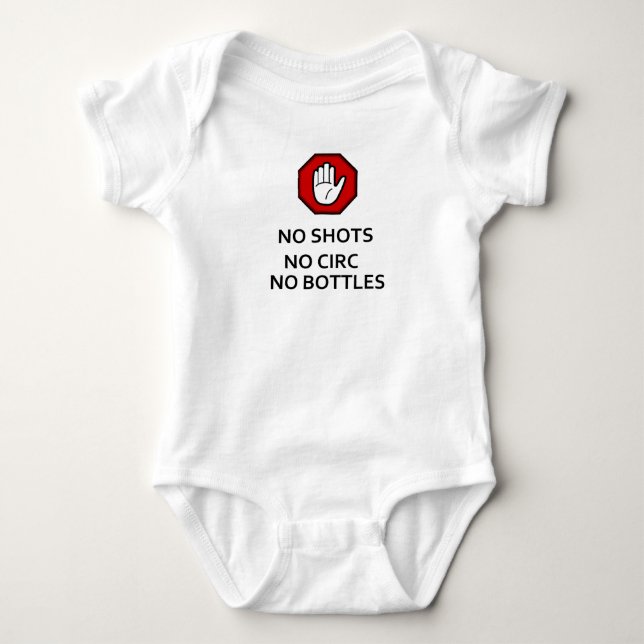 STOPPA inga shots, ingen circ, inga flaskor! T-shirt (Framsida)