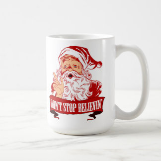 Stoppa inte att tro i Santa Kaffemugg