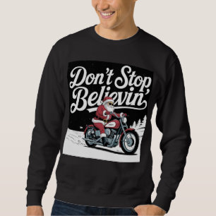Stoppa inte Believins jul T-Shirt Lång Ärmad Tröja