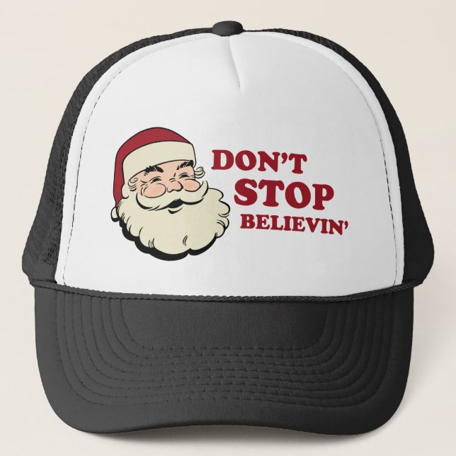 Stoppa inte Believins Truckerkeps i Santa (Framsida)